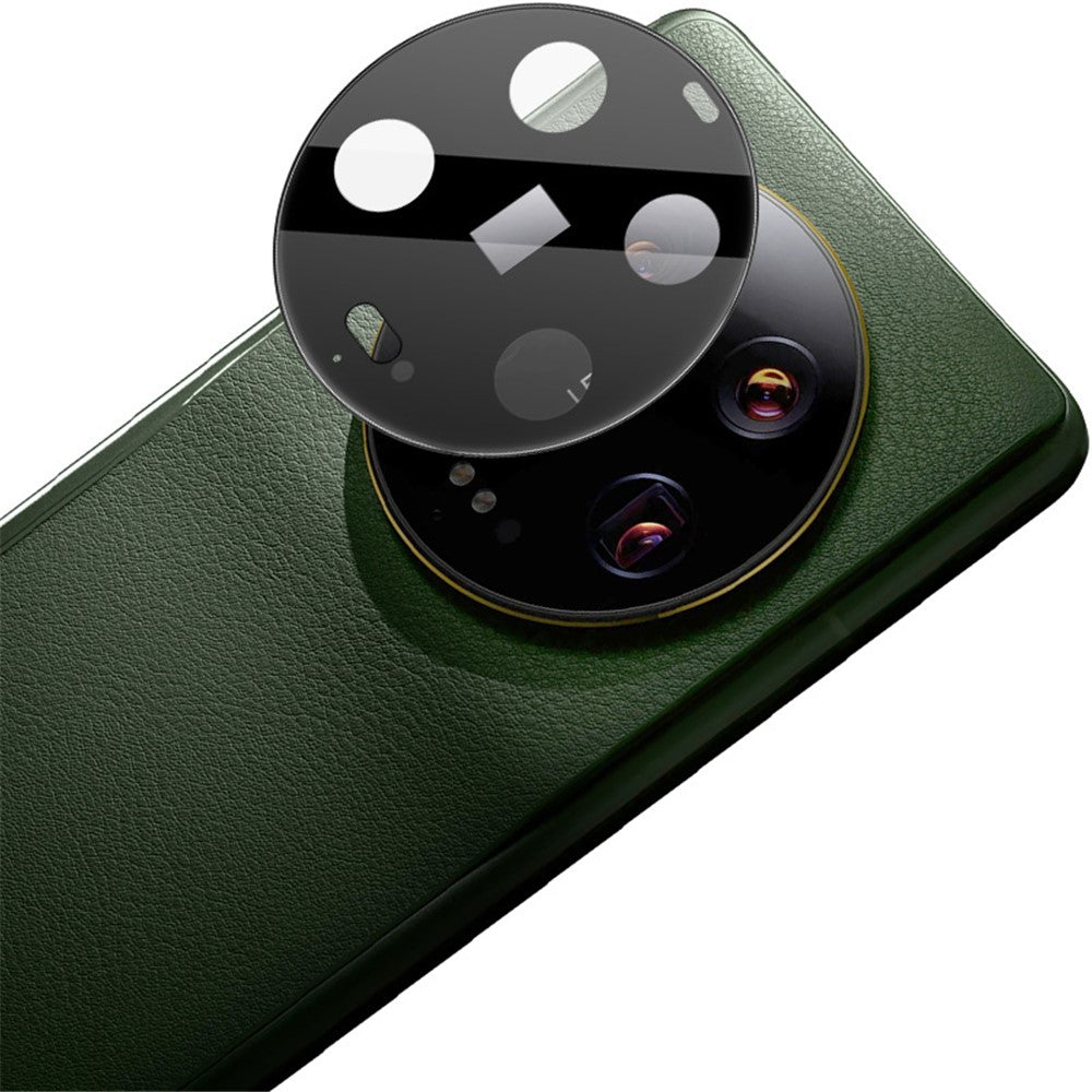 IMAK Kameralinsskydd för Xiaomi 13 Ultra, Härdat Glas Reptåligt Linsfilm för mobil (Svart Version)