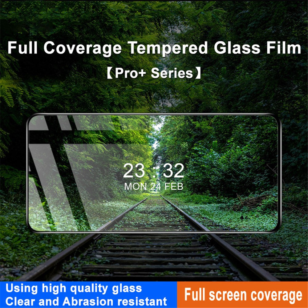 IMAK Pro+-serien för Samsung Galaxy S23 FE HD genomskinlig härdad glasfilm explosionsskyddande helskärmsskydd