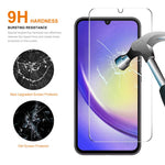ENKAY HAT PRINCE 0,26 mm 9H 2,5D-skærmbeskyttelse til Samsung Galaxy A24 4G (162,1 x 77,6 x 8,3 mm), fulddækkende film i aluminium-silikatglas af høj kvalitet