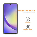ENKAY HAT PRINCE 5 stk. til Samsung Galaxy A24 4G (162,1 x 77,6 x 8,3 mm), beskyttelsesfilm af høj-aluminium-siliciumglas med 2,5D-buet kant