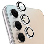 NORTHJO til Samsung Galaxy A14 5G / 4G / A34 5G, 1 sæt kameralinsebeskyttelse med CD-ven-metalring og hærdet glaslinsefilm