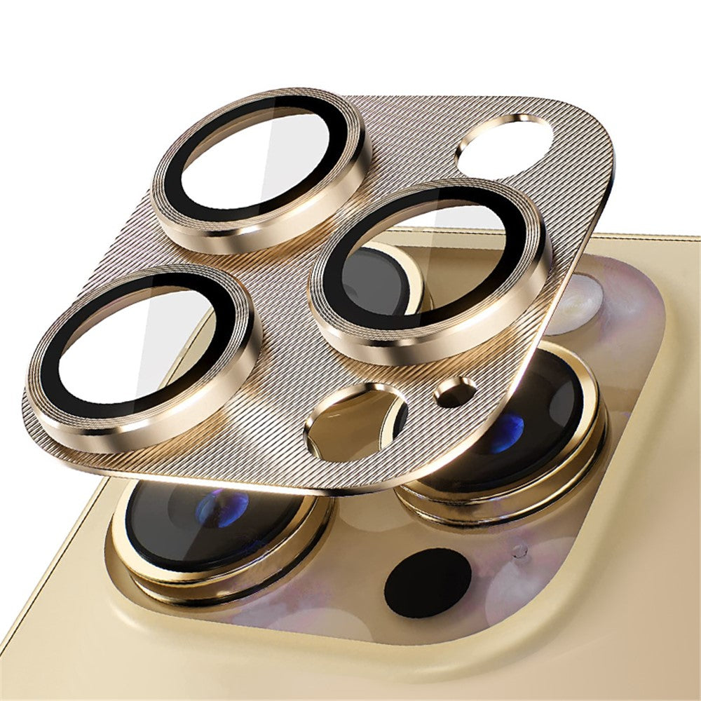NORTHJO Camera Lens Protector for iPhone 13 Pro / 13 Pro Max , Anti-Scratch CD Vein Tempered Glass Integrated Lens Film