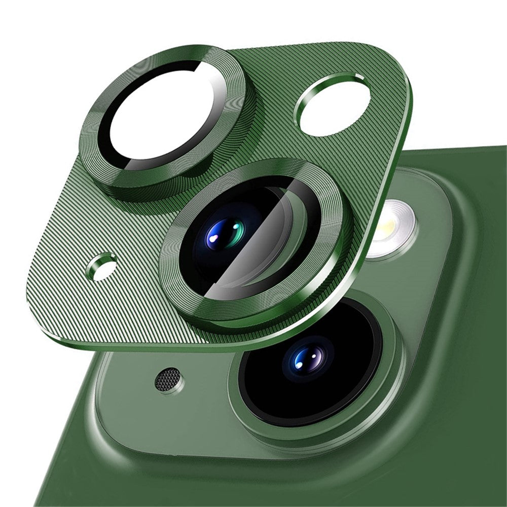 NORTHJO CD Vein Camera Lens Protector for iPhone 13 / 13 mini , Integrated Tempered Glass Rear Lens Film