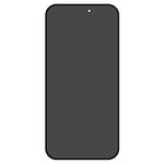 For iPhone 15 Pro Anti-peep High Aluminium-silicon Glass Film Full Glue Silk Printing Full Coverage Screen Protector
