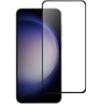 For Samsung Galaxy S23 FE AGC Tempered Glass with Black Edge Full Glue Full Coverage Screen Protector