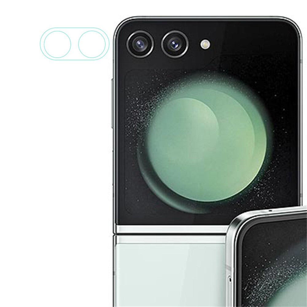 ENKAY HAT PRINCE til Samsung Galaxy Z Flip5 5G, HD-kameralinsebeskyttelse i hærdet glas, bageste linsefilm