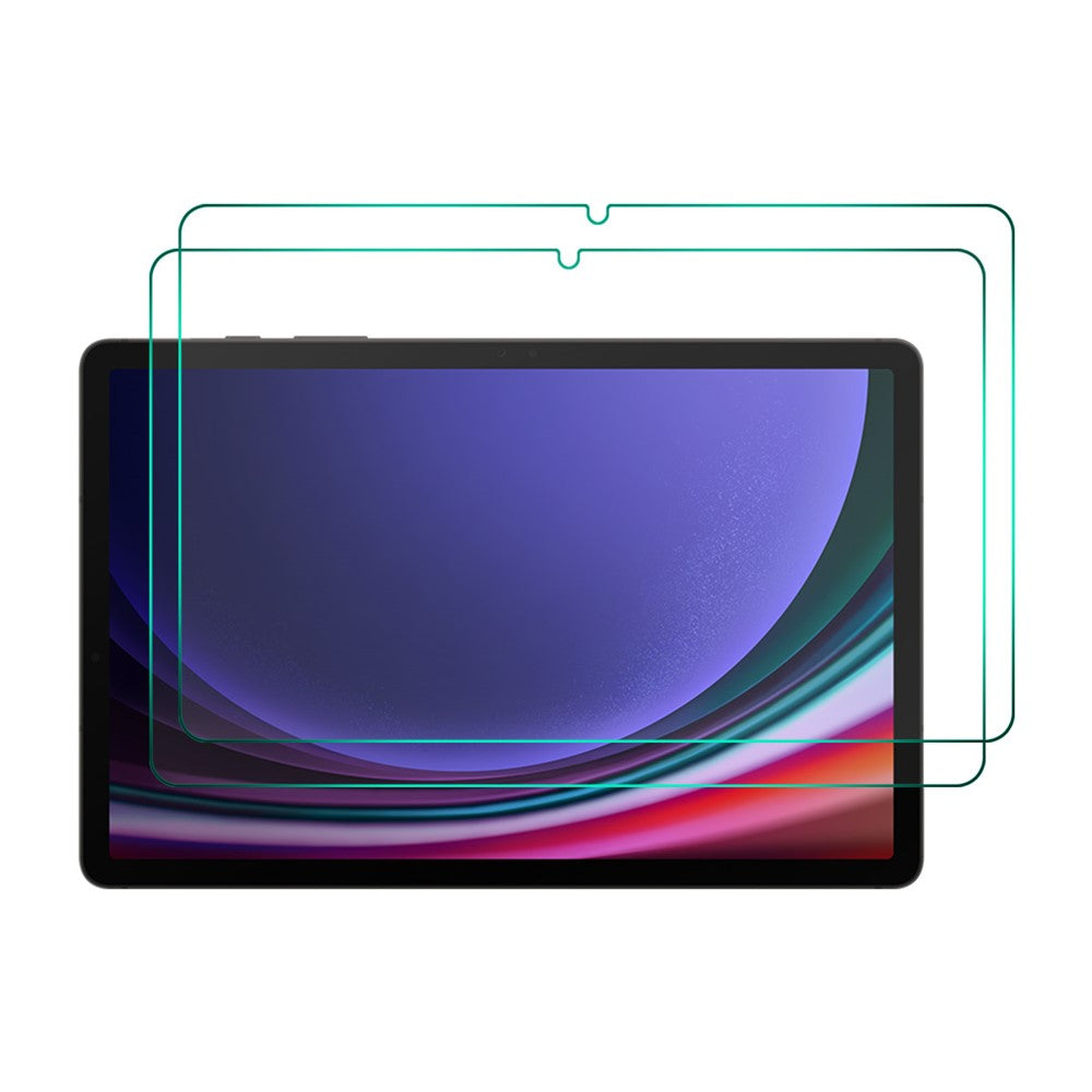 ENKAY HAT PRINCE 2 st. 0,33 mm klar film för Samsung Galaxy Tab S10+ / S9 FE+ / S9+ / S8+ / S7 FE, högkvalitativt aluminium-kiselglas 9H 2.5D skärmskydd