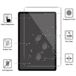 For Samsung Galaxy Tab S10+ / S9+ / Tab S8+ / Tab S7 FE Arc Edge Tempered Glass Screen Film Tablet Screen Protector