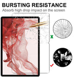 For Samsung Galaxy Tab S10+ / S9+ / Tab S8+ / Tab S7 FE Arc Edge Tempered Glass Screen Film Tablet Screen Protector