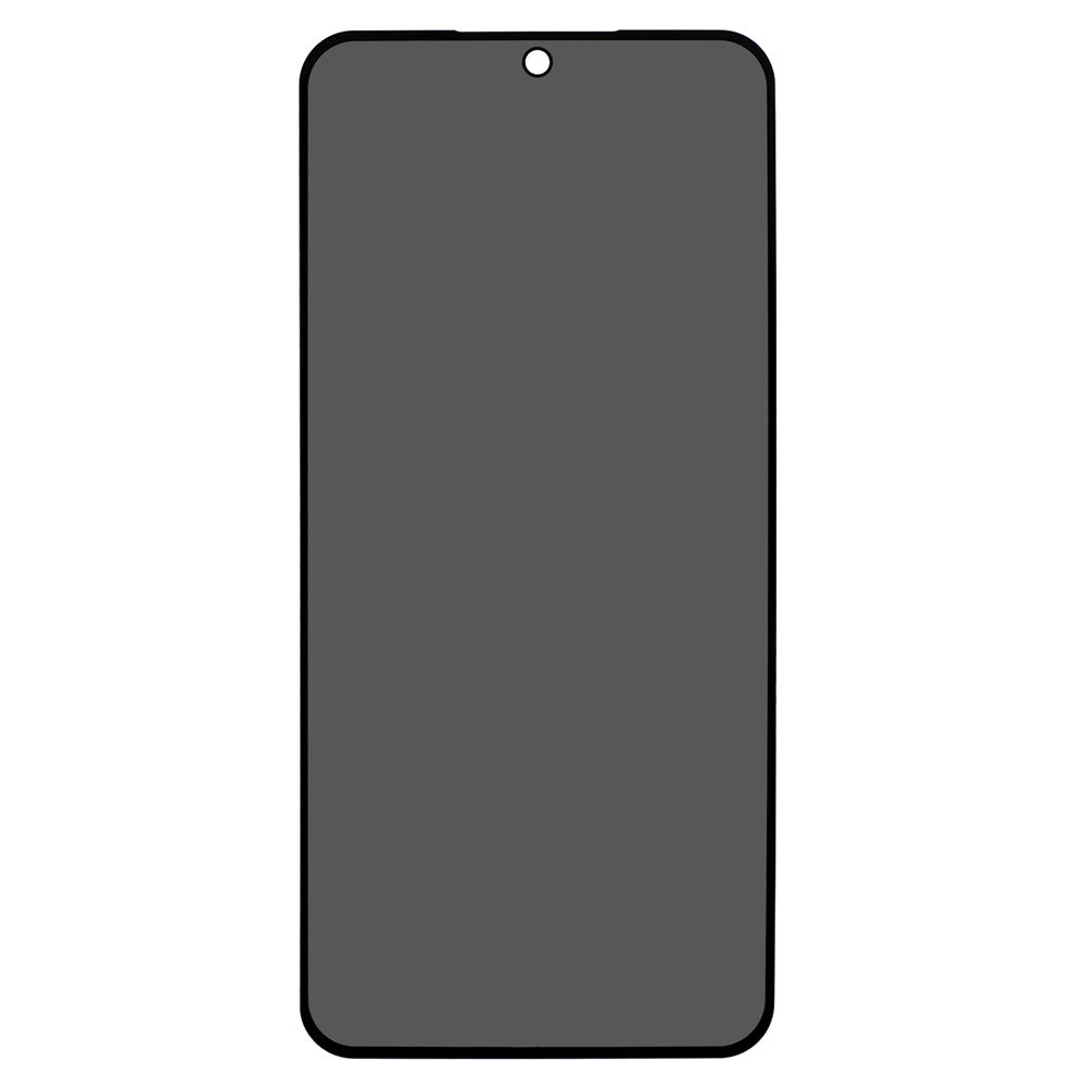For Samsung Galaxy S23 FE Anti-Peep Screen Protector Full Cover Silk Printing Black Edge Tempered Glass Film