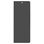 For Samsung Galaxy Z Fold5 5G Black Edge Screen Protector 180-Degree Anti-Spy Silk Printing Tempered Glass Film