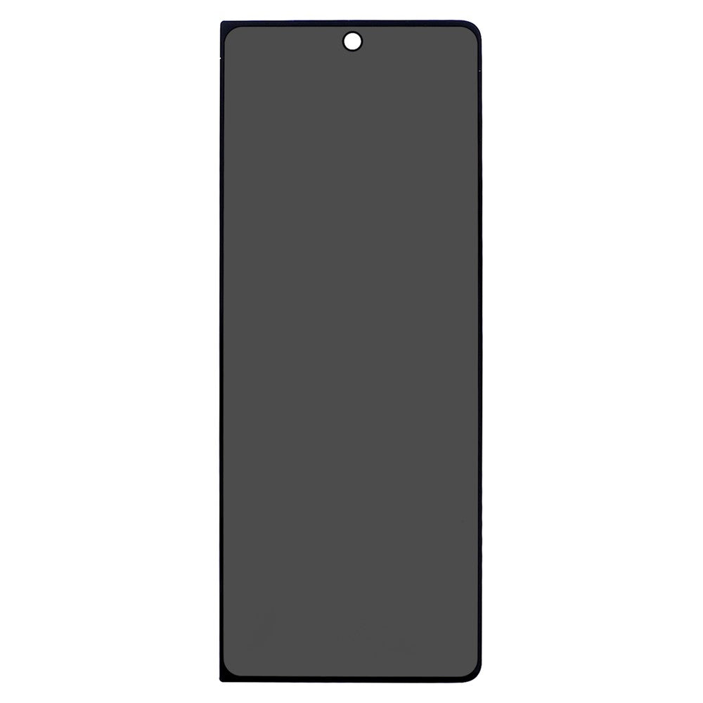 For Samsung Galaxy Z Fold5 5G Black Edge Screen Protector 180-Degree Anti-Spy Silk Printing Tempered Glass Film