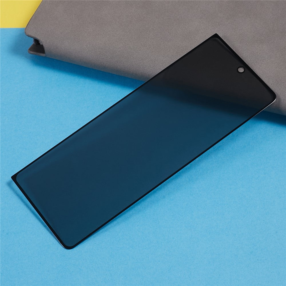For Samsung Galaxy Z Fold5 5G Black Edge Screen Protector 180-Degree Anti-Spy Silk Printing Tempered Glass Film