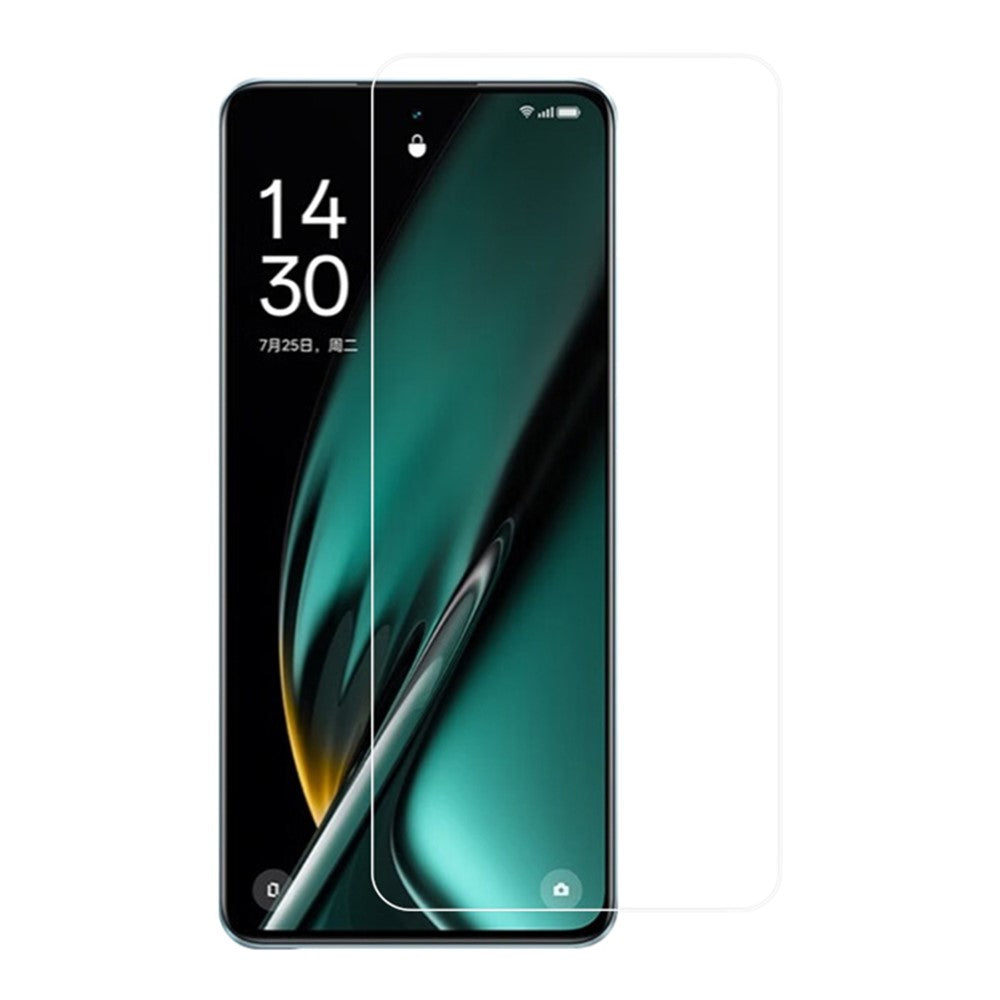 RURIHAI Skærmbeskytter til Oppo K11, Ridsefri 0,18 mm 2.5D Buet Kant Høj Aluminium-silicium Glasfilm