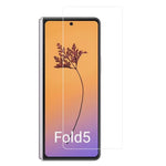 RURIHAI 10 st. skärmskydd för Samsung Galaxy Z Fold5 5G, 0,18 mm 2,5D bågformad kant med hög aluminium-kiselglasfilm