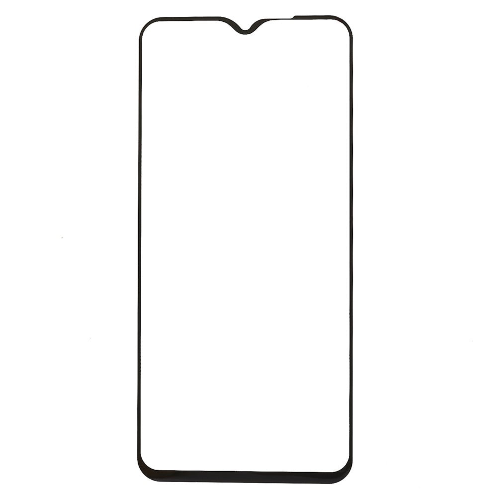 For Oppo A58 5G Silk Printing Tempered Glass Full Glue Anti-explosion Full Screen Protector