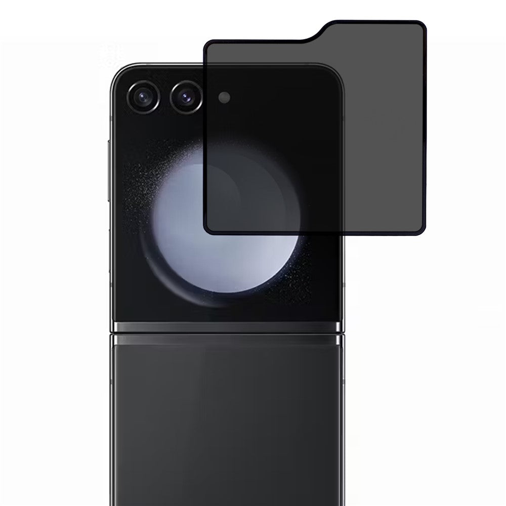 Til Samsung Galaxy Z Flip5 5G Anti-spion beskyttelsesfilm til bagskærm Ridsefast hærdet glasfilm