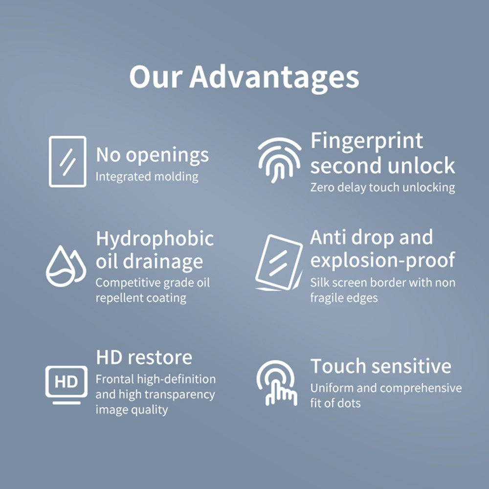 For Samsung Galaxy S23 Ultra Side Glue Full Screen Protector Anti-fingerprint Curved HD Tempered Glass Film