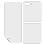 Samsung Galaxy Z Flip5 5G 1 set TPU+PET hydrogelfilm heltäckande framskärmskydd + bakfilm