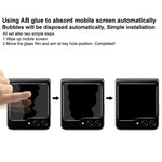 IMAK Privacy Outer Screen Protector for Samsung Galaxy Z Flip5 5G, Anti-Peeping Full Glue Tempered Glass Film