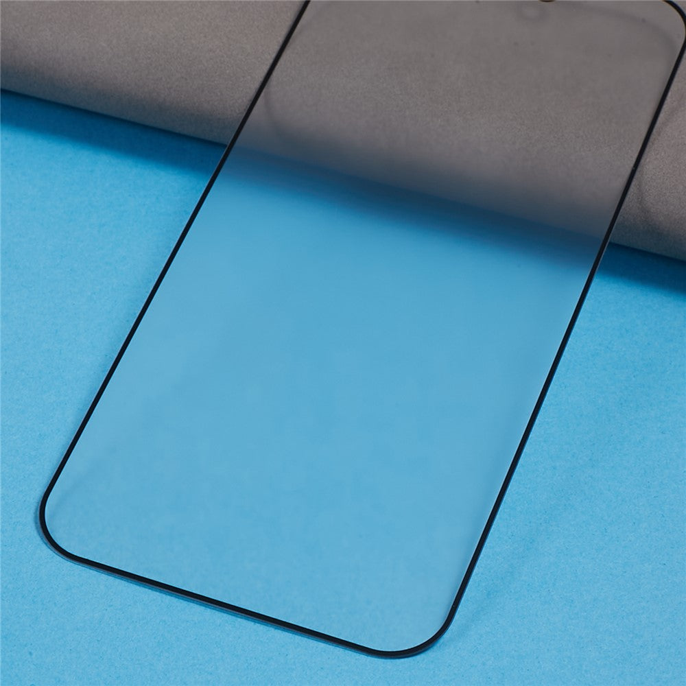 For iPhone 15 Pro Max AG Matte Screen Protector Tempered Glass Full Cover Anti-fingerprint Shield Film