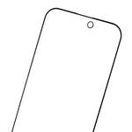 For iPhone 15 Pro Max AG Matte Screen Protector Tempered Glass Full Cover Anti-fingerprint Shield Film