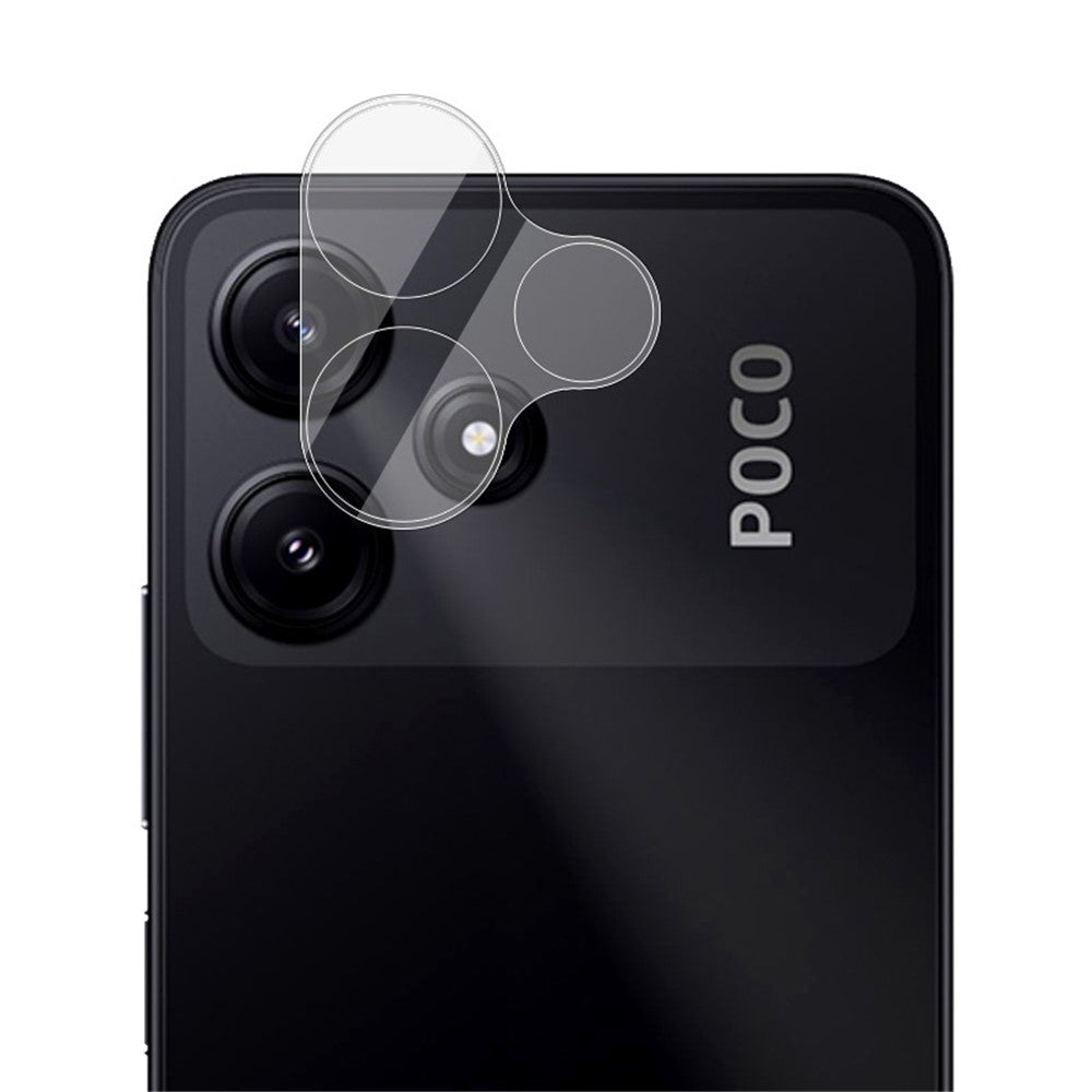 IMAK til Xiaomi Redmi 12 5G (Global) / Poco M6 Pro 5G HD klart objektivbeskyttelsesglas, integreret hærdet glasfilm + akrylobjektivbeskyttelse