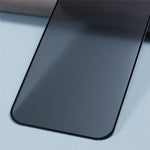 Til iPhone 15 Plus Mat Privacy Skærmbeskytter Fuld Dækning 180-graders Anti-spion Hærdet Glasfilm med Anti-støv Net