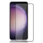 AMORUS Til Samsung Galaxy S23 FE Fuld Dækning Skærmbeskytter Eksplosionssikker Silketryk Fuld Lim Hærdet Glas Film
