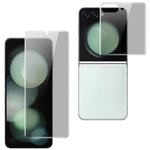 IMAK Anti-spy Hydrogel Film III For Samsung Galaxy Z Flip5 5G Front + Rear Small Screen Protector TPU Film