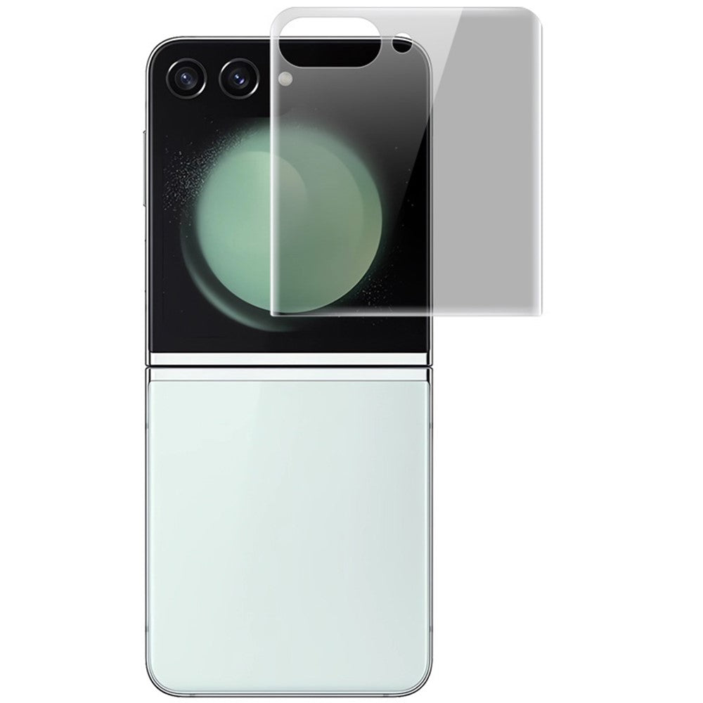 IMAK Anti-spy Hydrogel Film III For Samsung Galaxy Z Flip5 5G Front + Rear Small Screen Protector TPU Film