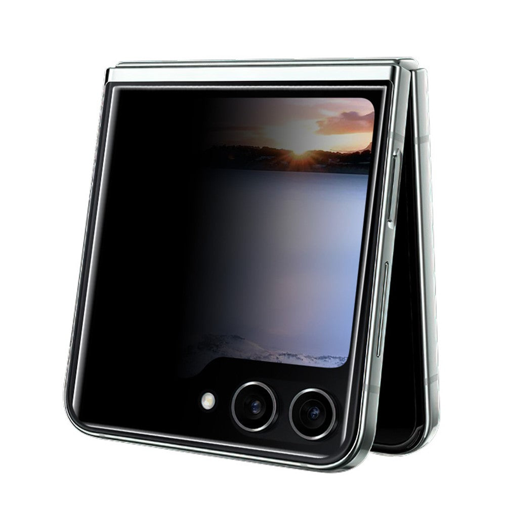 IMAK Anti-spy Hydrogel Film III For Samsung Galaxy Z Flip5 5G Front + Rear Small Screen Protector TPU Film