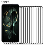 RURIHAI 10Pcs For Xiaomi Redmi K60 Ultra / 13T / 13T Pro Secondary Hardening Screen Protector 2.5D 0.26mm High Aluminum-silicon Glass Film