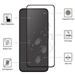 Xiaomi 13T / 13T Pro AGC Härdat Glas med Svart Kant Heltäckande Skärmskydd