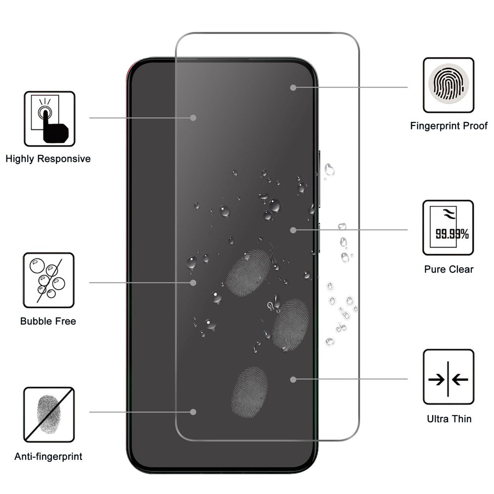 Screen Protector for Xiaomi 13T / 13T Pro 2.5D Arc Edge 9H Hardness Tempered Glass Film