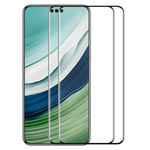 ENKAY HAT PRINCE 2PCS for Huawei Mate 60 Pro+ / Mate 60 Pro 3D Curved Tempered Glass Hot Bending Side Glue Screen Protector Support Fingerprint Unlock