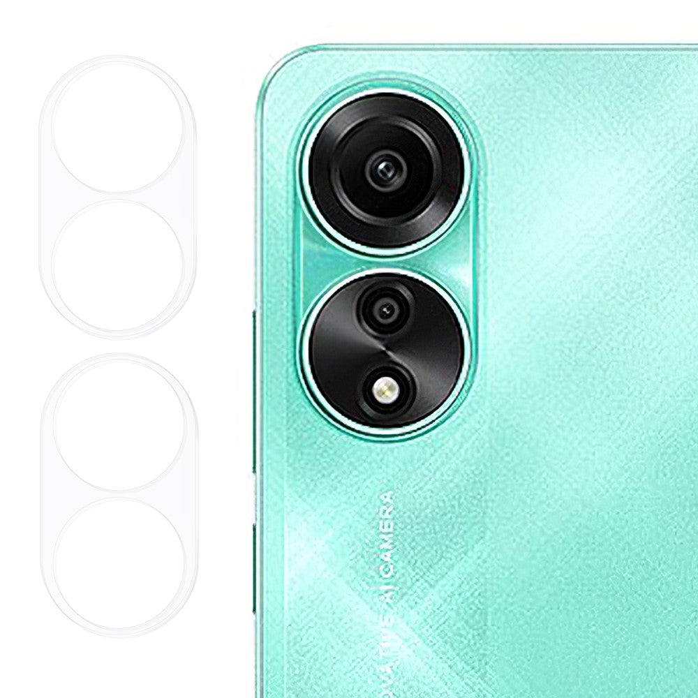 2Pcs For Oppo A78 4G Camera Lens Protector 3D Arc Edge HD Tempered Glass Lens Film