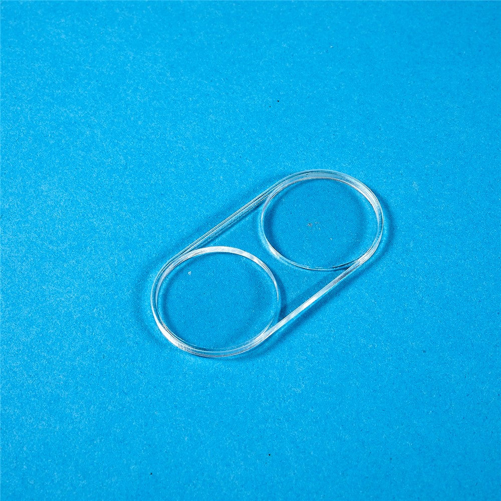 2Pcs For Oppo A58 4G Tempered Glass Camera Lens Protector 3D Arc Edge Scratch Resistant Clear Lens Film