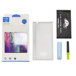 RURIHAI För Huawei Mate 60 Pro+ / Mate 60 Pro UV-vätskeskärmskydd Anti-Blu-ray 3D Hög aluminium-kiselglasfilm Stöder fingeravtryckslåsning