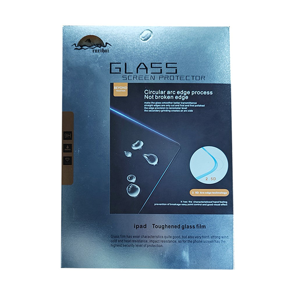RURIHAI 0.18mm Screen Protector for Samsung Galaxy Tab S9+ / S8+ / S7 FE , 2.5D Arc Edge High Aluminium-silicon Glass Film Guard