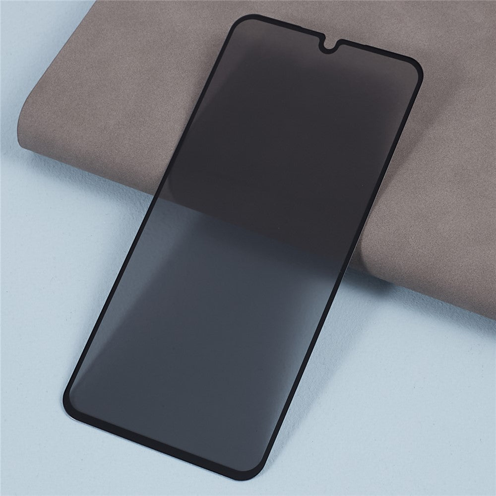 Anti-Spy Screen Protector for Samsung Galaxy A25 5G (Global) (161.0 x 76.5 x 8.3mm) , Side Glue Full Coverage Silk Printing Tempered Glass Film