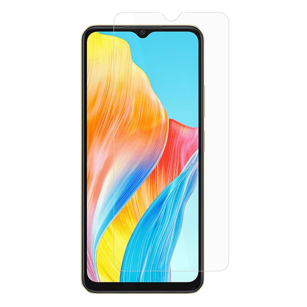 Härdat glasskärmskydd för Oppo A38 4G, explosionssäker 0,3 mm bågformad skärmfilm för mobilen