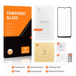 AMORUS 2Pcs For Oppo A78 5G / A58 5G Full Screen Protector Tempered Glass Full Glue Silk Printing Film