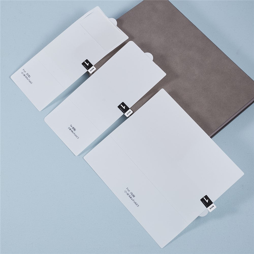 For Xiaomi Mix Fold 3 5G 1 Set TPU+PET Hydrogel Film Inside + Front + Back Full Cover Protector