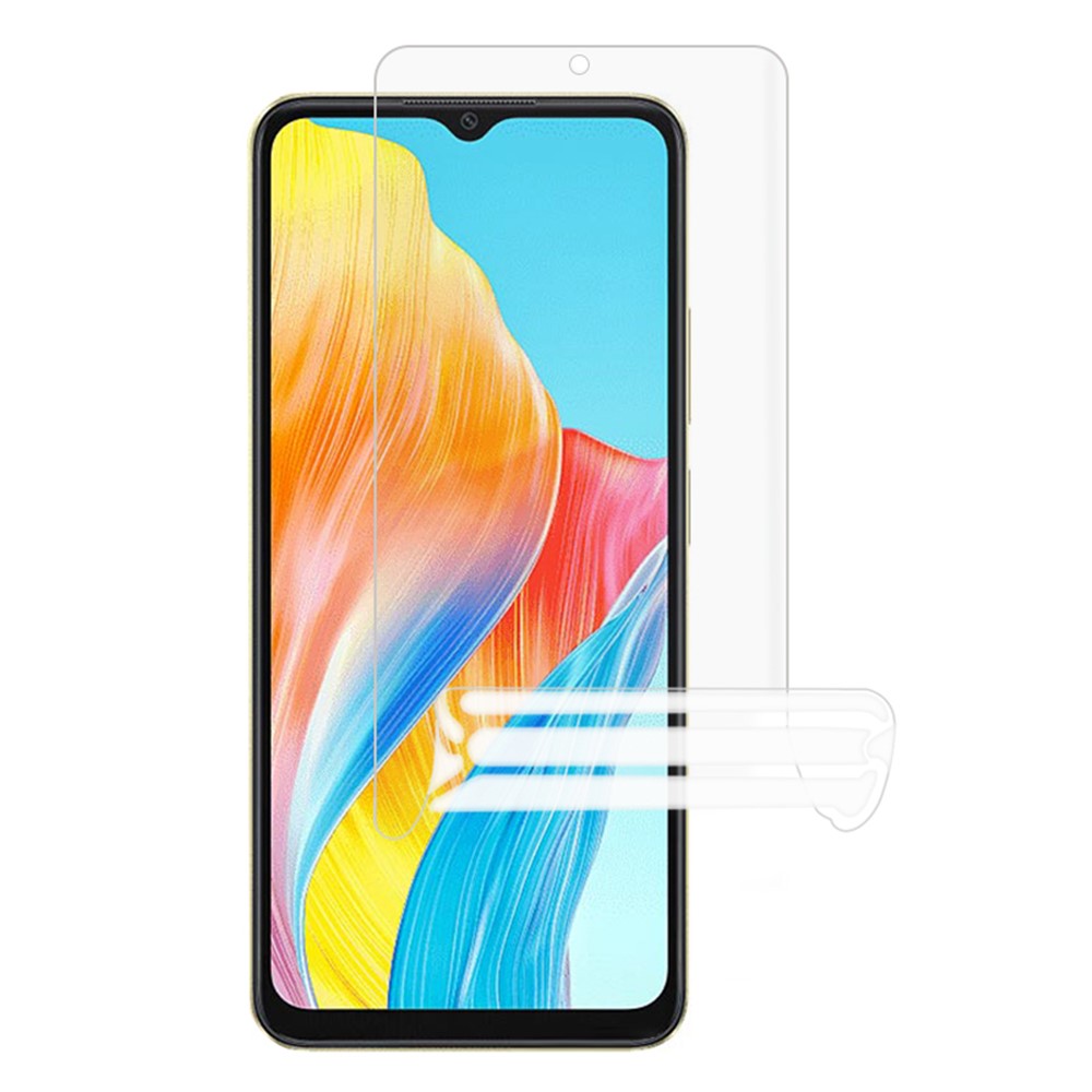 For Oppo A38 4G / A9 (2020) Bubble-Free Soft PET Phone Screen Protector Ultra Clear Screen Hydrogel Film