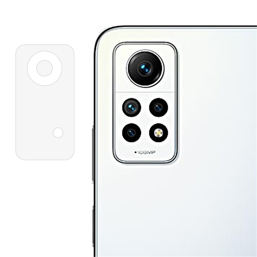 Xiaomi Redmi Note 12 Pro 4G HD-kameralinsskydd Soda-Lime-glas Reptålig baksida linsfilm