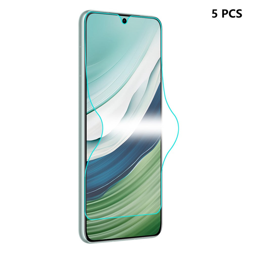 ENKAY HAT PRINCE 5 st för Huawei Mate 60 mjuk TPE+PET+TPU hydrogelfilm mobilskärmfilmskydd (hellim)