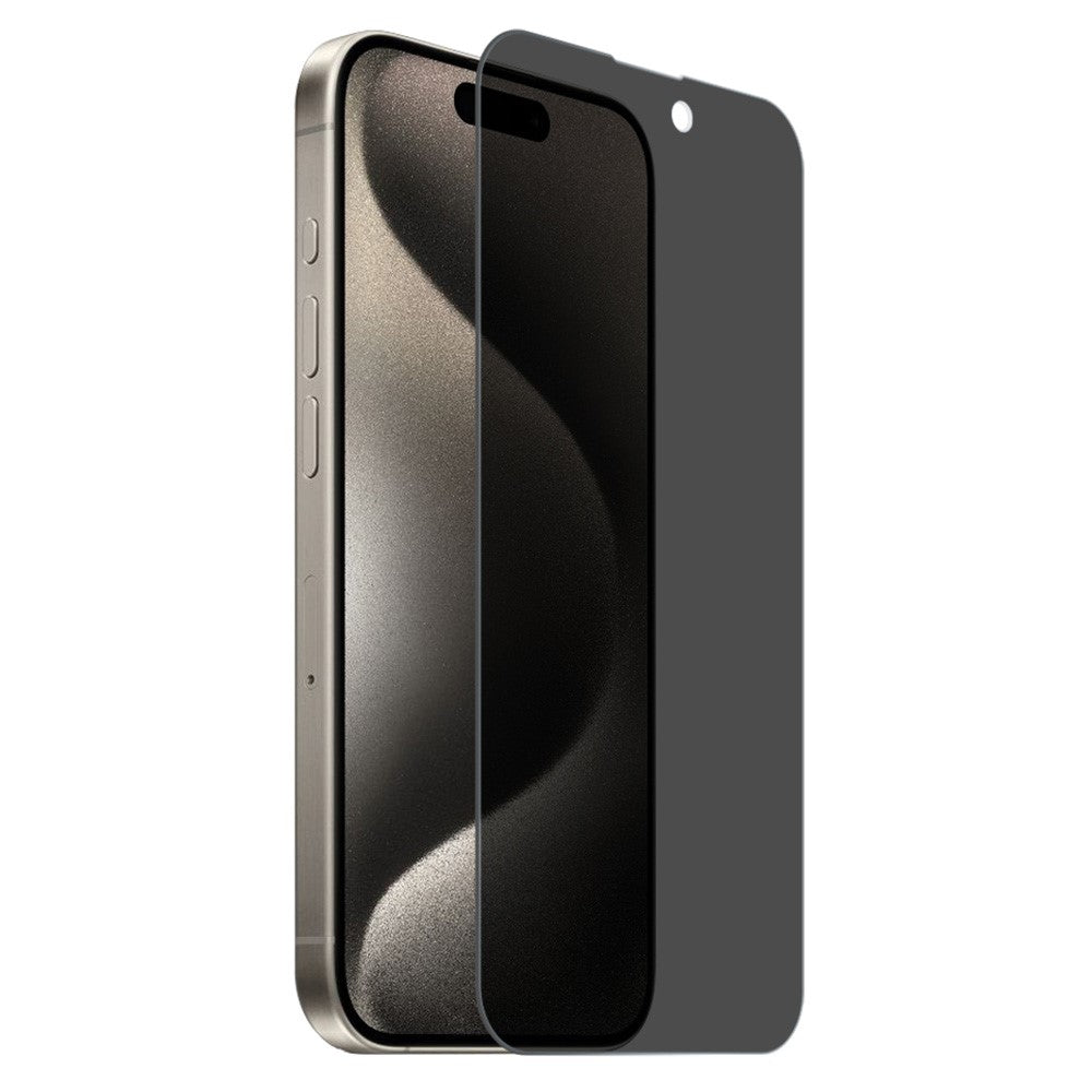 NORTHJO A+ 28 Degree HD Privacy Screen Protector for iPhone 15 Plus / 15 Pro Max Anti-Spy High Aluminum-silicon Glass Film