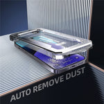 For iPhone 15 Pro Max Dust-free Installation Tempered Glass Film Silk Printing HD Clear Full Screen Protector