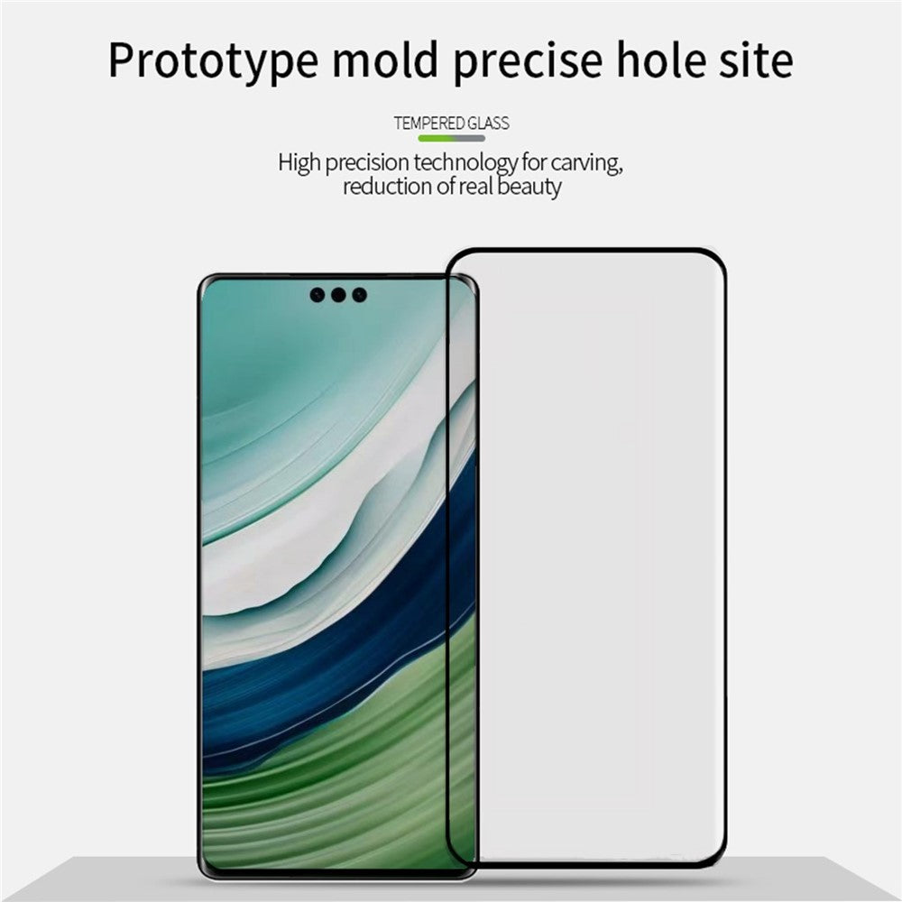 MOFI For Huawei Mate 60 Pro / 60 Pro+ 3D Curved Hot Bending Tempered Glass Full Glue Film Screen Protector